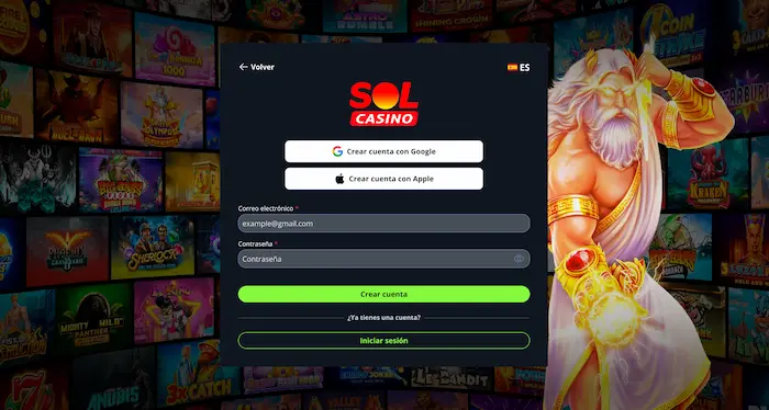Sol Casino login